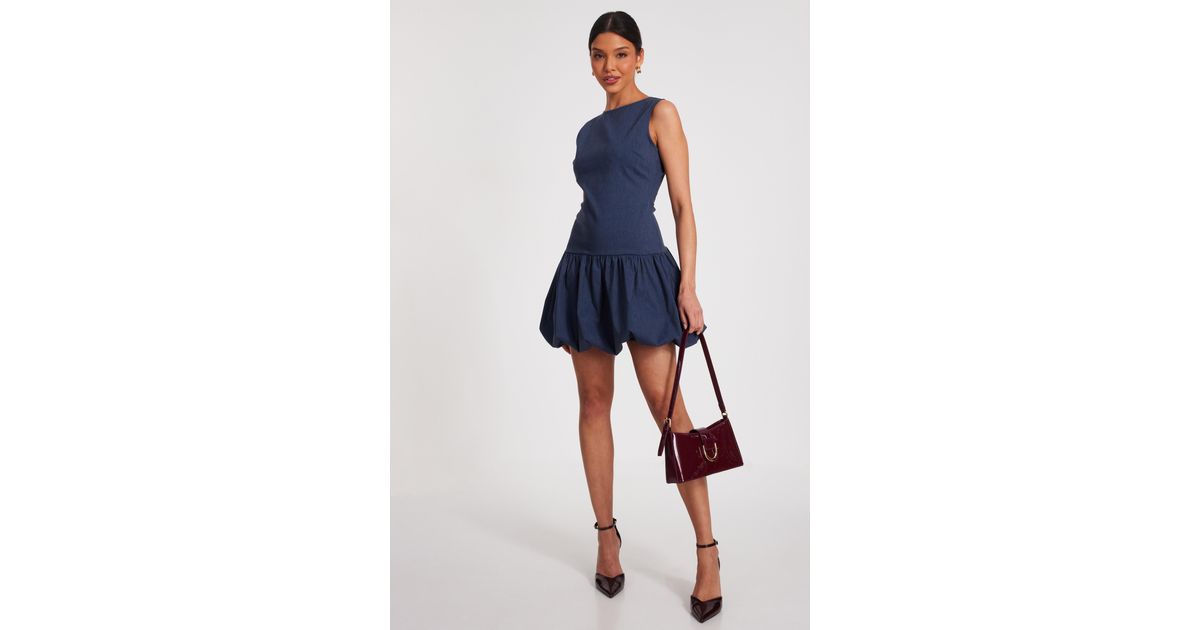 quiz denim dress QUIZ denim dress selling for 10