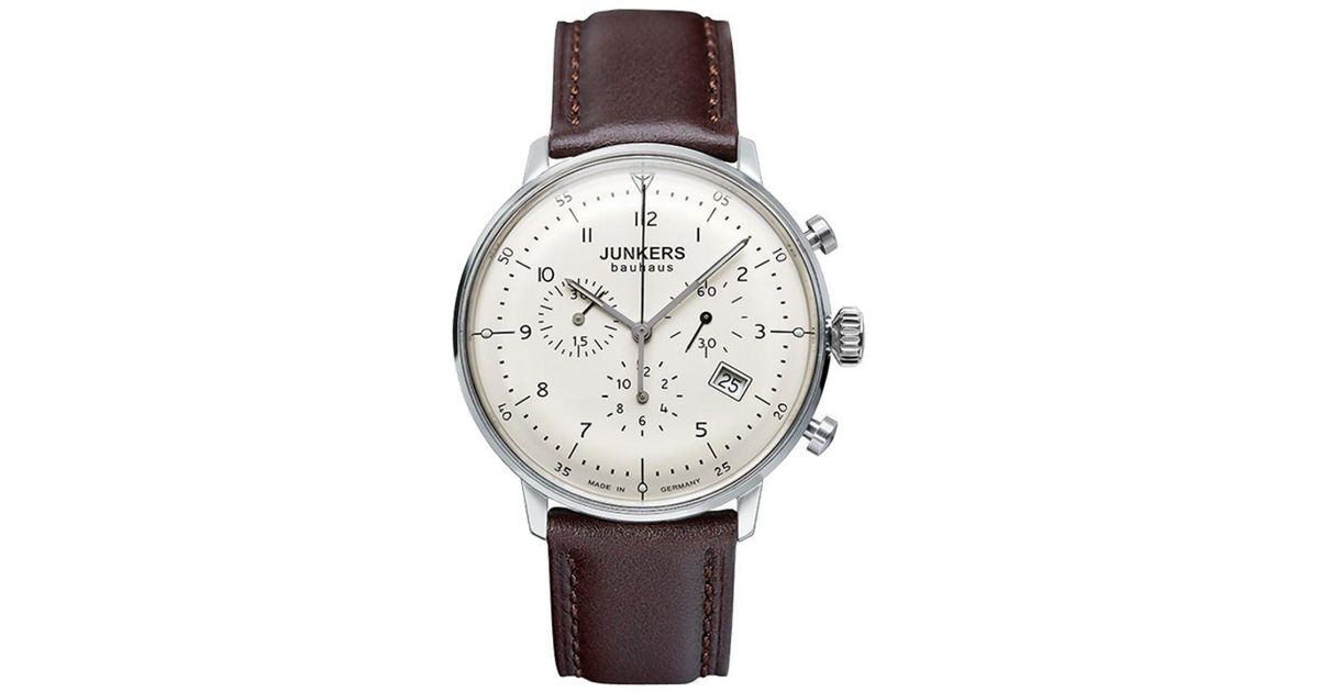 Junkers Original 6086 5 Serie Bauhaus Stainless Steel in White for Men Lyst UK