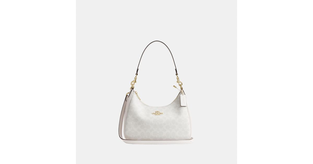 COACH Teri Hobo in White | Lyst UK