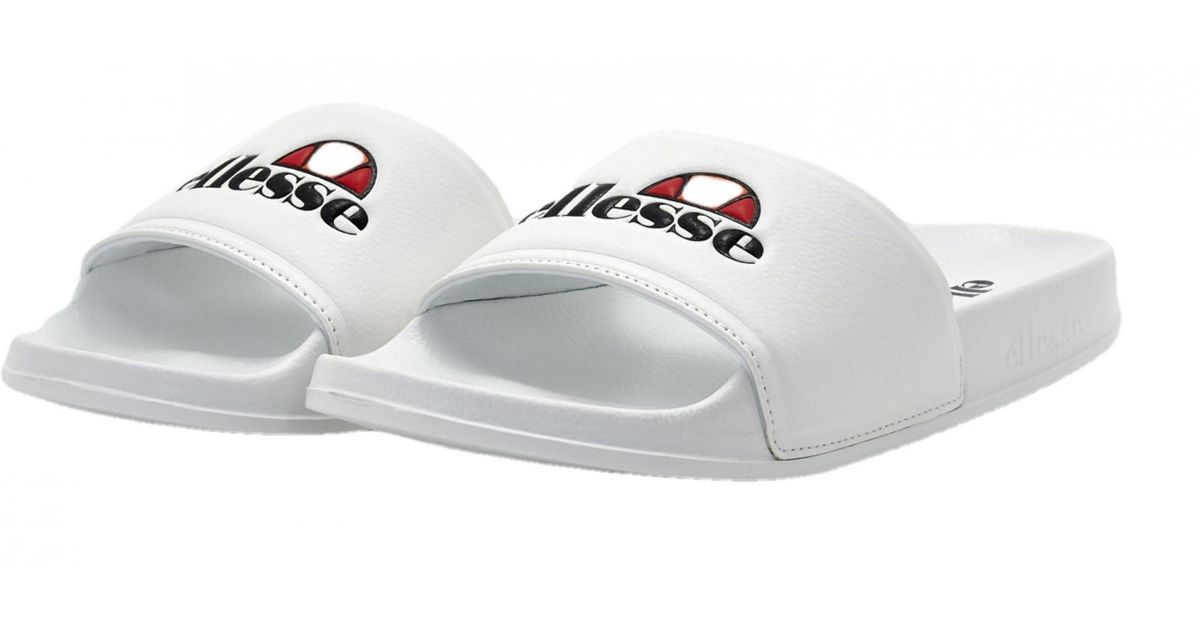 Ellesse Adult Filippo Sliders in White Lyst UK