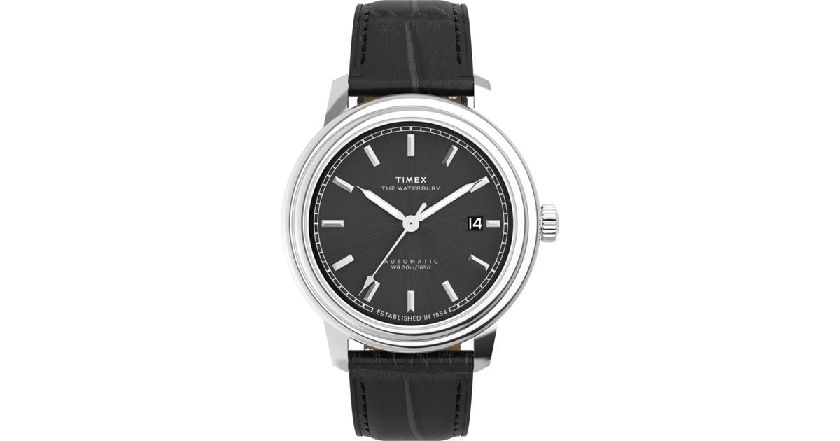 Montre Timex Waterbury Metropolitan Automatic 41mm TW2Y22900 - Neuve Avec Boîte