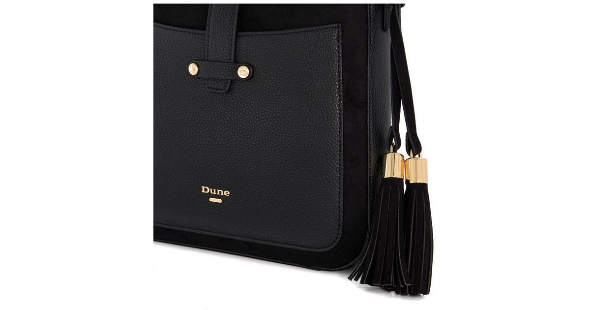 Dune Dangelo Tasseltrim Crossbody Bag in Black Lyst UK