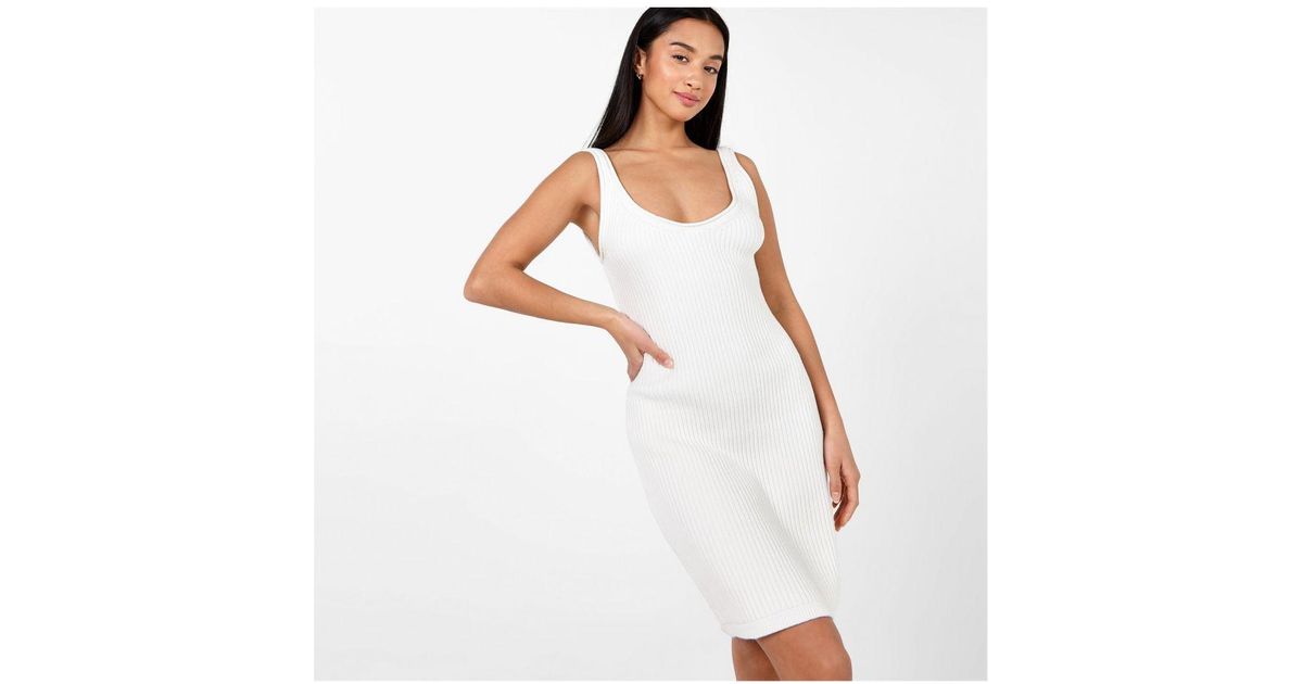 SoulCal & Co California Sleeveless Knit Mini Dress in White Lyst UK