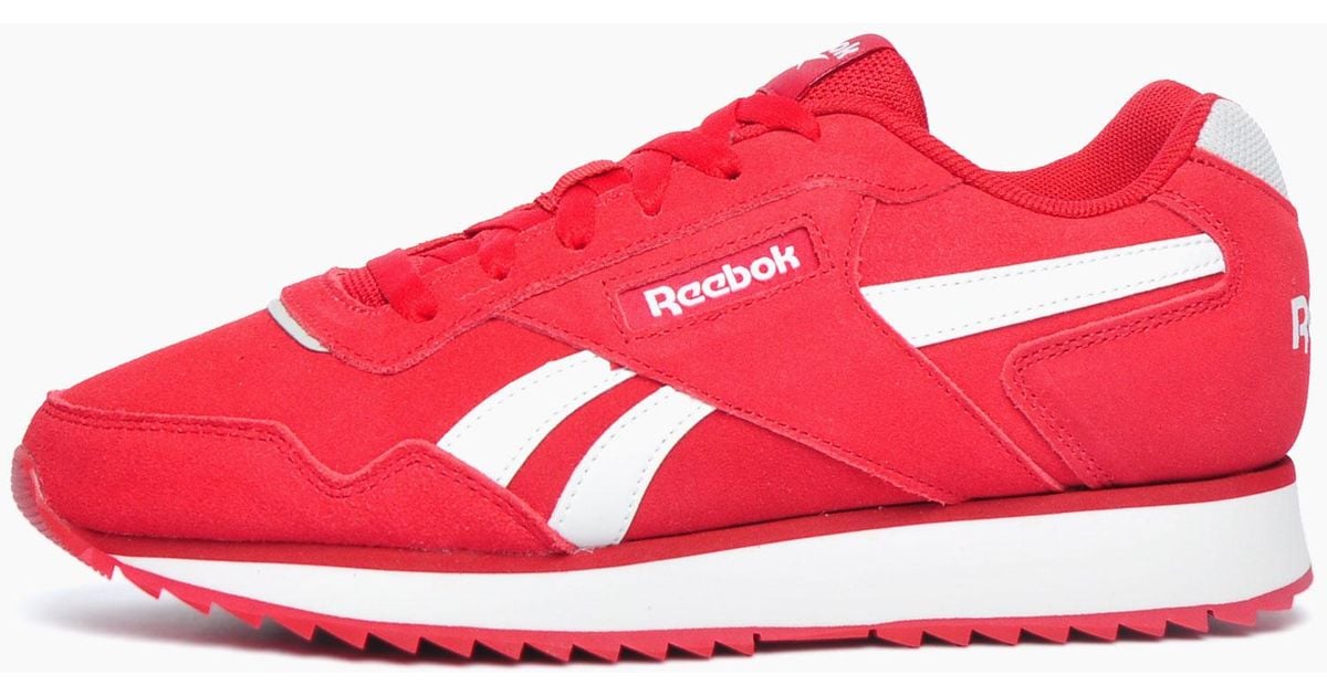 Leather Sneakers Reebok Classic Leather Ripple Red Reebok