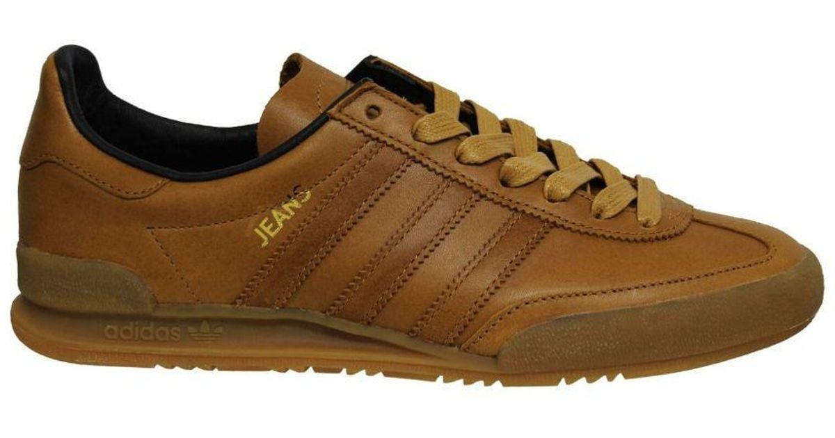adidas Jeans Mkii Brown Trainers Leather for Men | Lyst UK