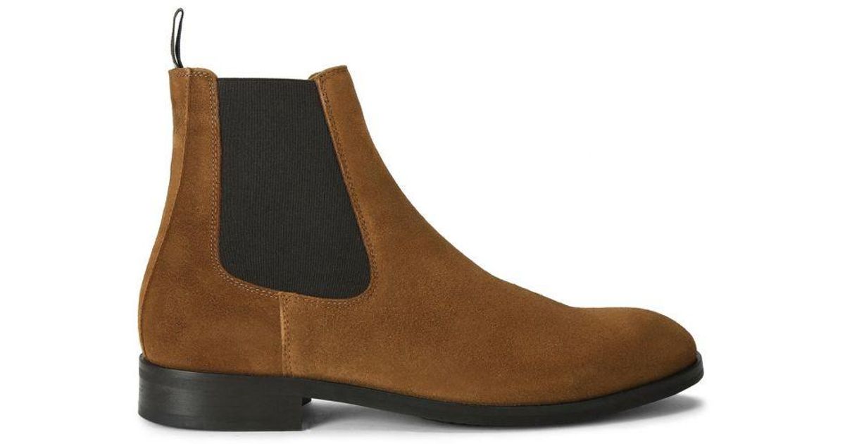 Kurt Geiger Suede Hunter Chelsea Boots in Brown for Men Lyst UK