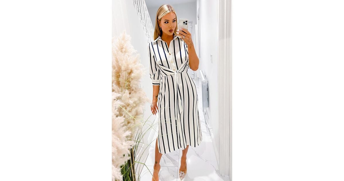 Ax Paris Cream Button Dress Stone Button Up Skirt Blazer Dress