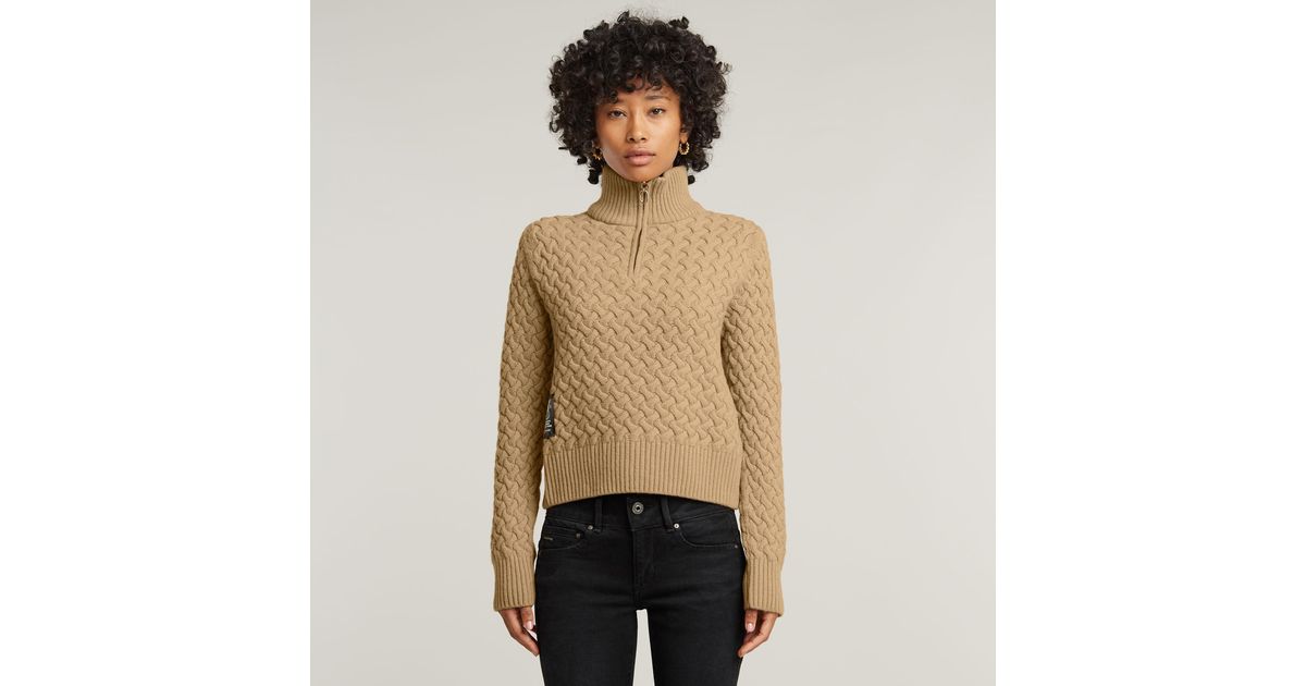 Chunky Skipper Knitted Pullover | Grau | G-STAR® DE