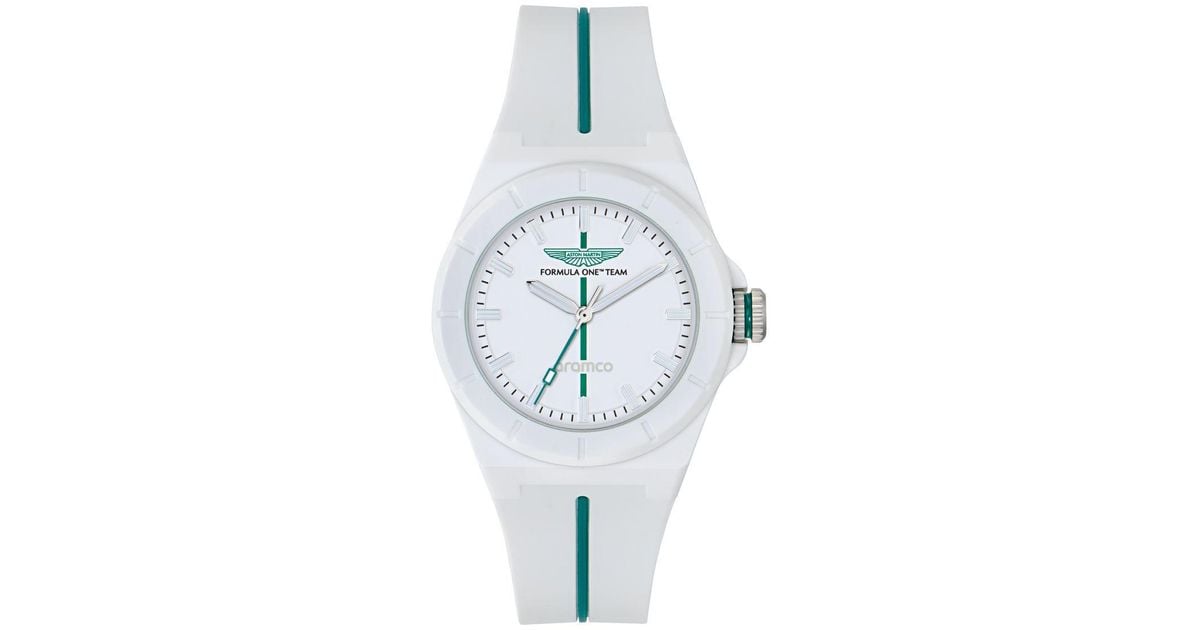 Aston Martin Am Formula 1 Shd Watch Mtfh1F603 Silicone in Blue for Men ...