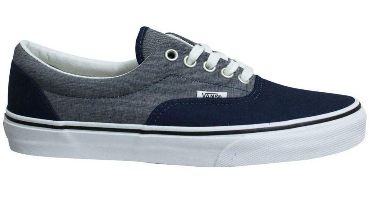 Vans chambray hot sale era shoes