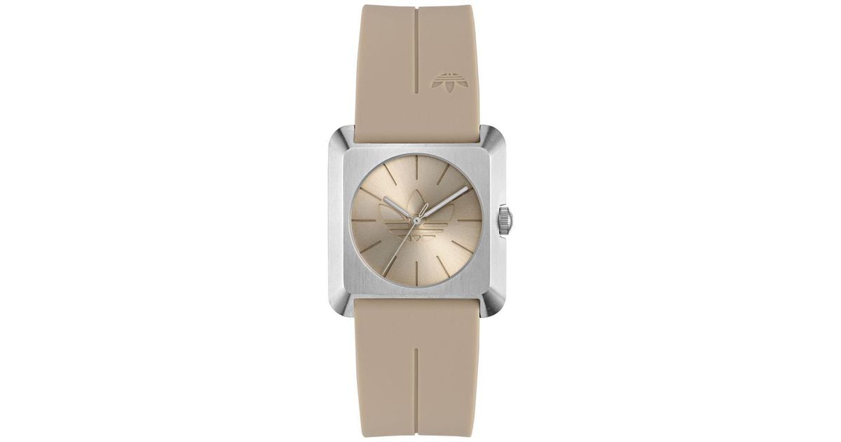 adidas Originals Retro Pop Four Watch Aosy26501 Silicone in Natural ...