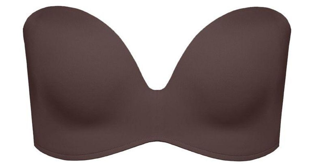 Wonderbra Ultimate Silhouette Strapless Bra in Brown Lyst UK