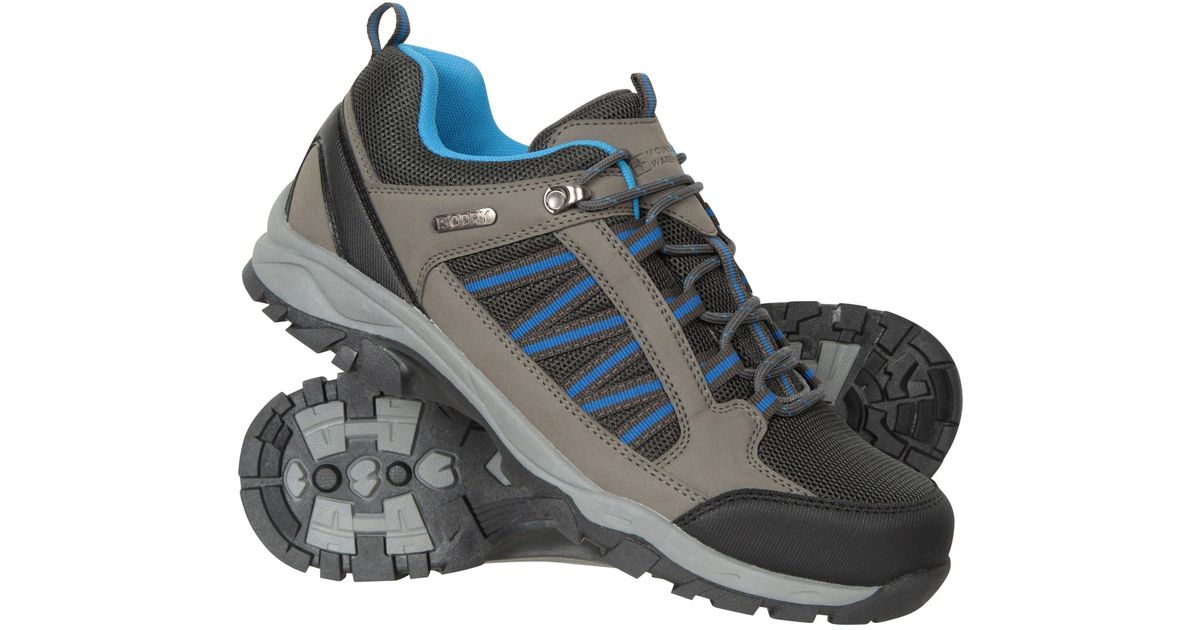 Mountain Warehouse 'Path' Walking Shoes Cushioned Footbed Mesh Lining ...