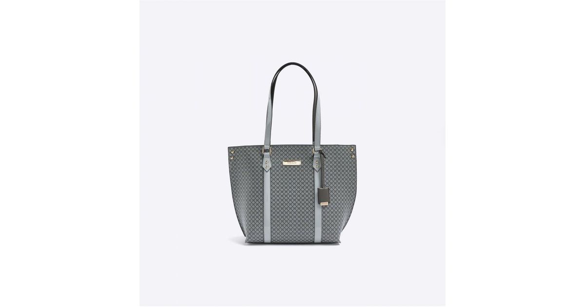 Grey ri monogram tote handbag hotsell