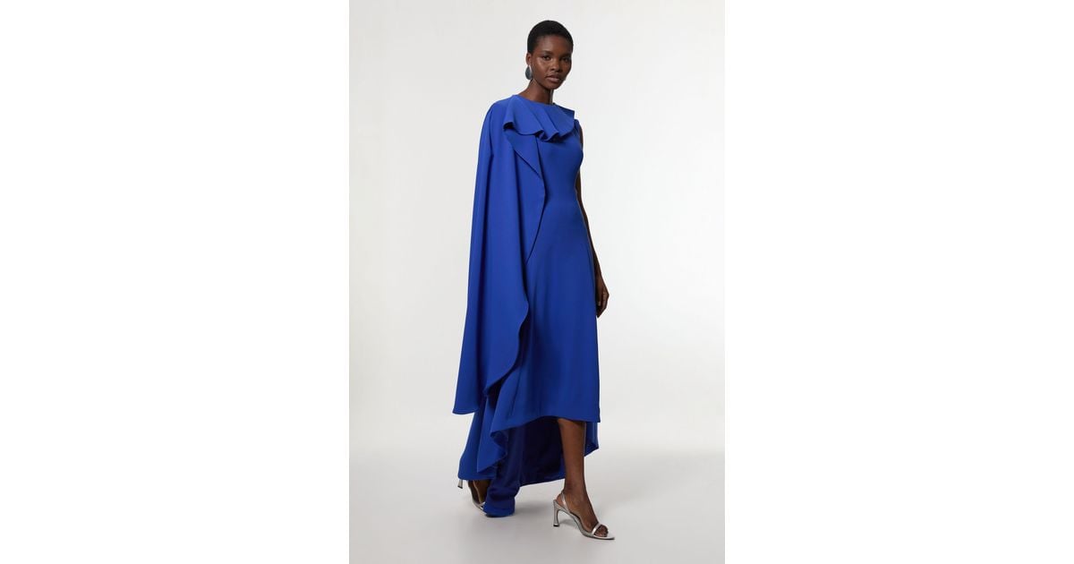 self portrait fuchsia pleated chiffon midi dress Fuschia Trouser Inseam:W34 L32 cf-color-lilac From the fluid pleated Date Night Dresses Maxi