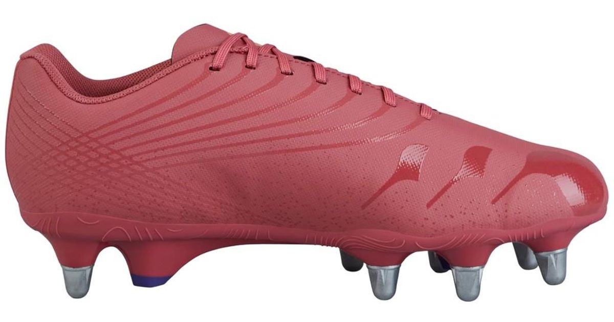 Bottes De Rugby Canterbury Stampede Soft Ground - Mixte, 8 Clous Métalliques, Tige Renforcée - Pour Match Et Entraînement