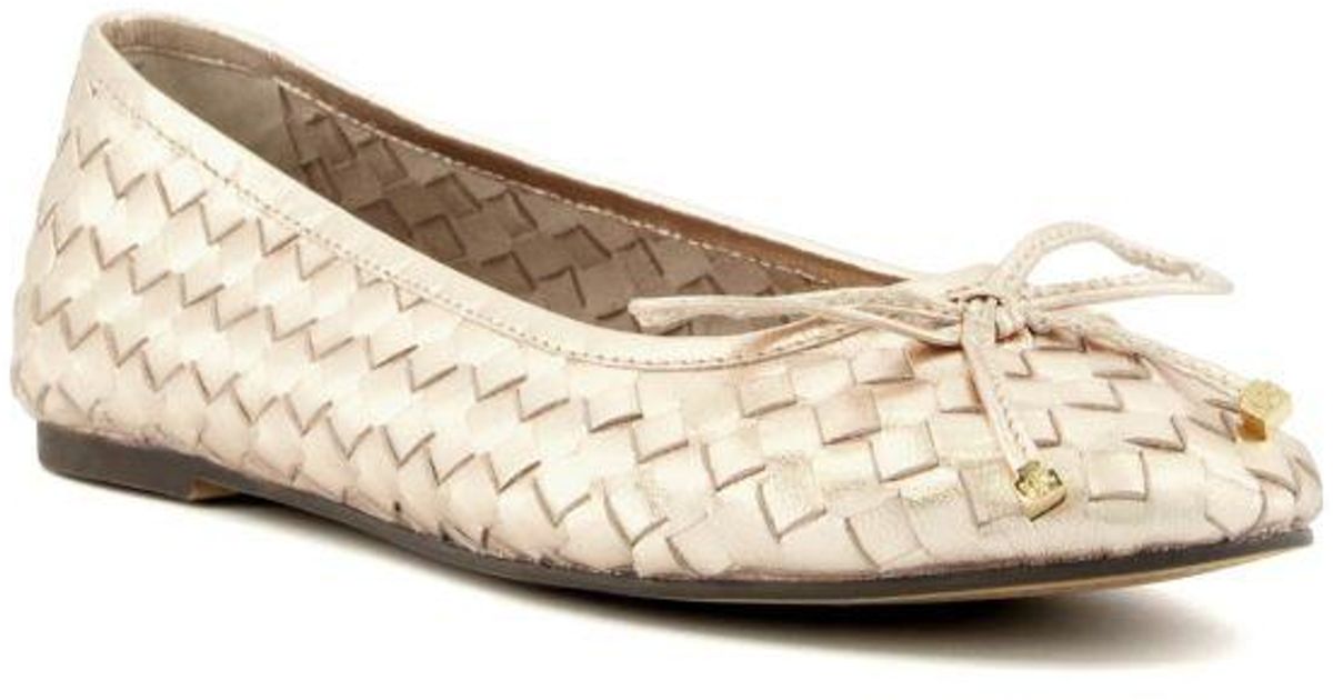 Dune tan ballet pumps sale