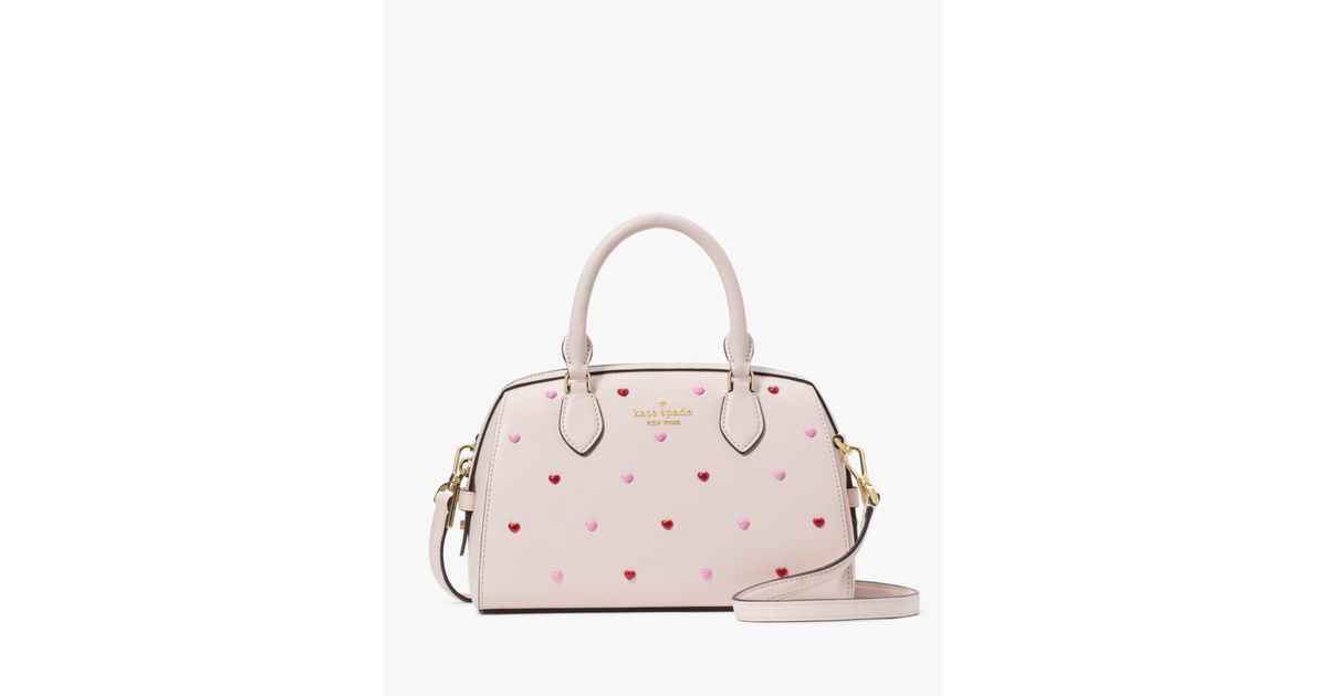 Kate Spade Madison Heart Studs Small Dolly Duffle Crossbody