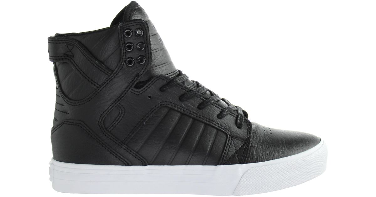 Supra Skytop/ Trainers Leather in Black for Men | Lyst UK