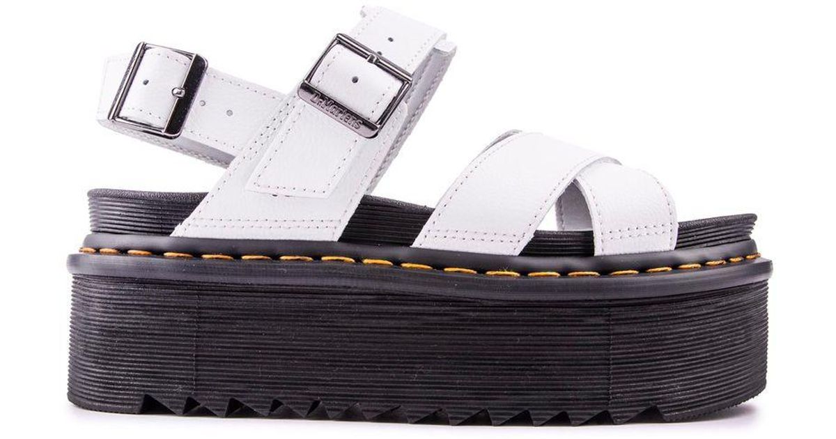 Martens Voss Quad Sandals in Blue Lyst UK