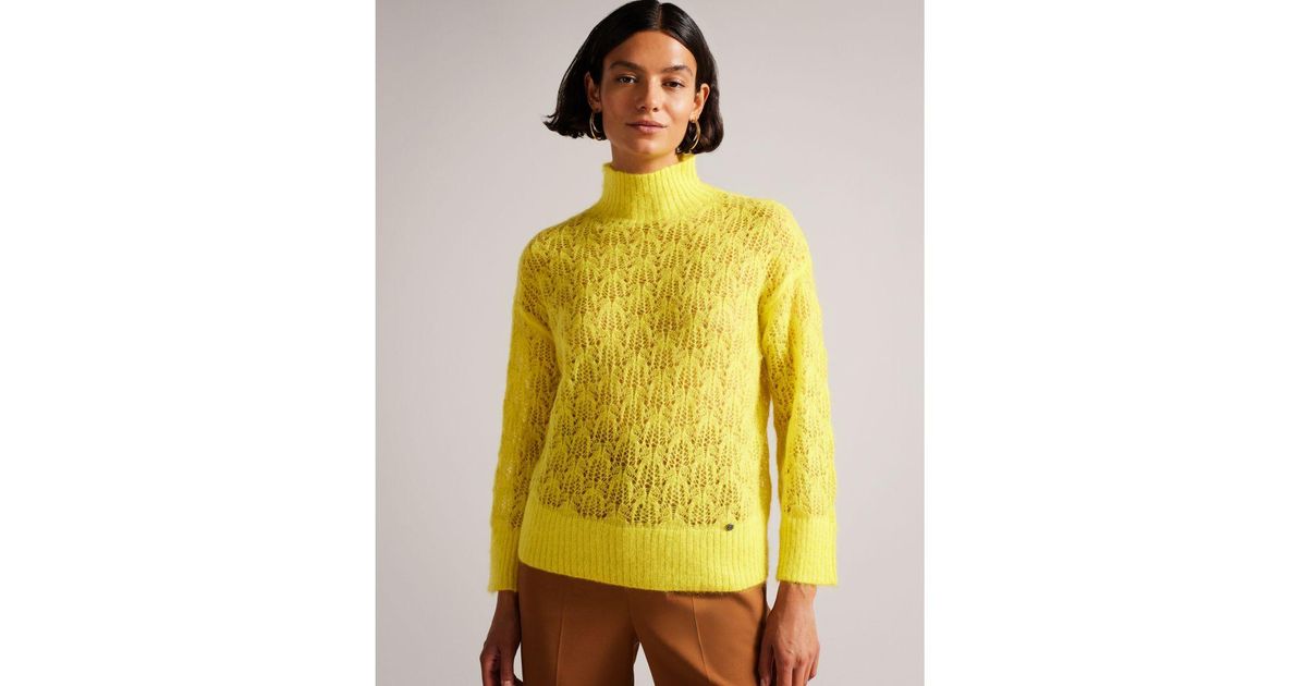 Ted baker yellow jumper best sale