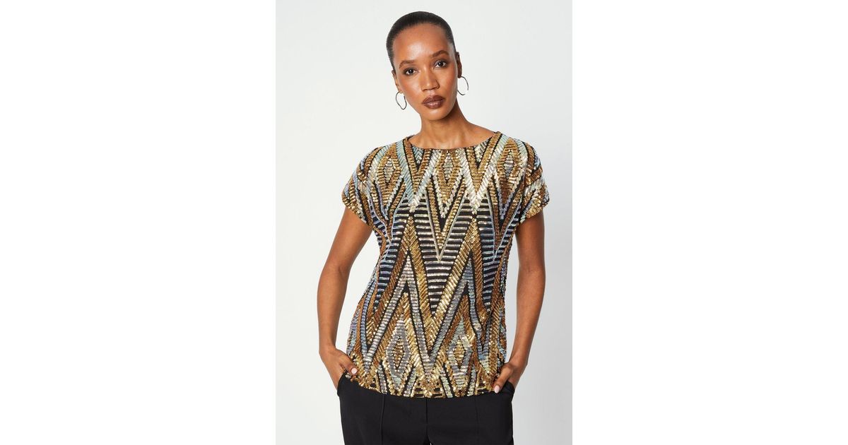 sequin tops dorothy perkins