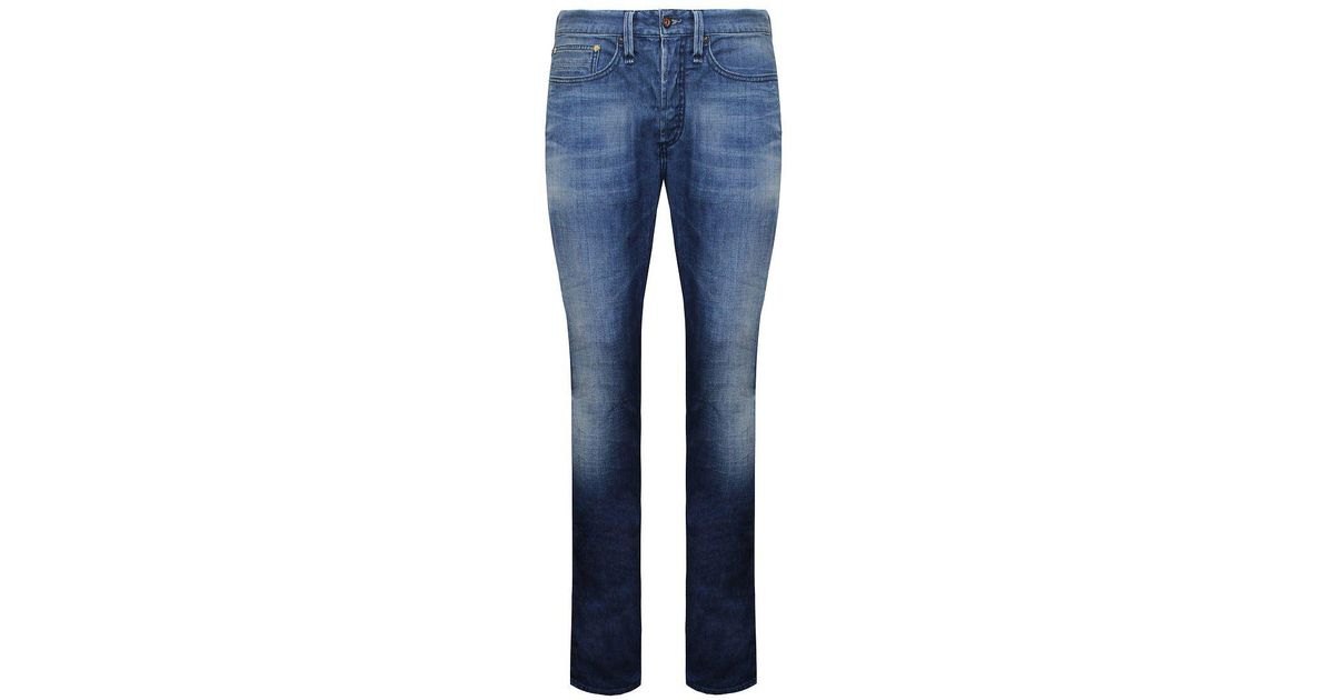 Denham Bolt Skinny Fit Jeans in Blue for Men | Lyst UK
