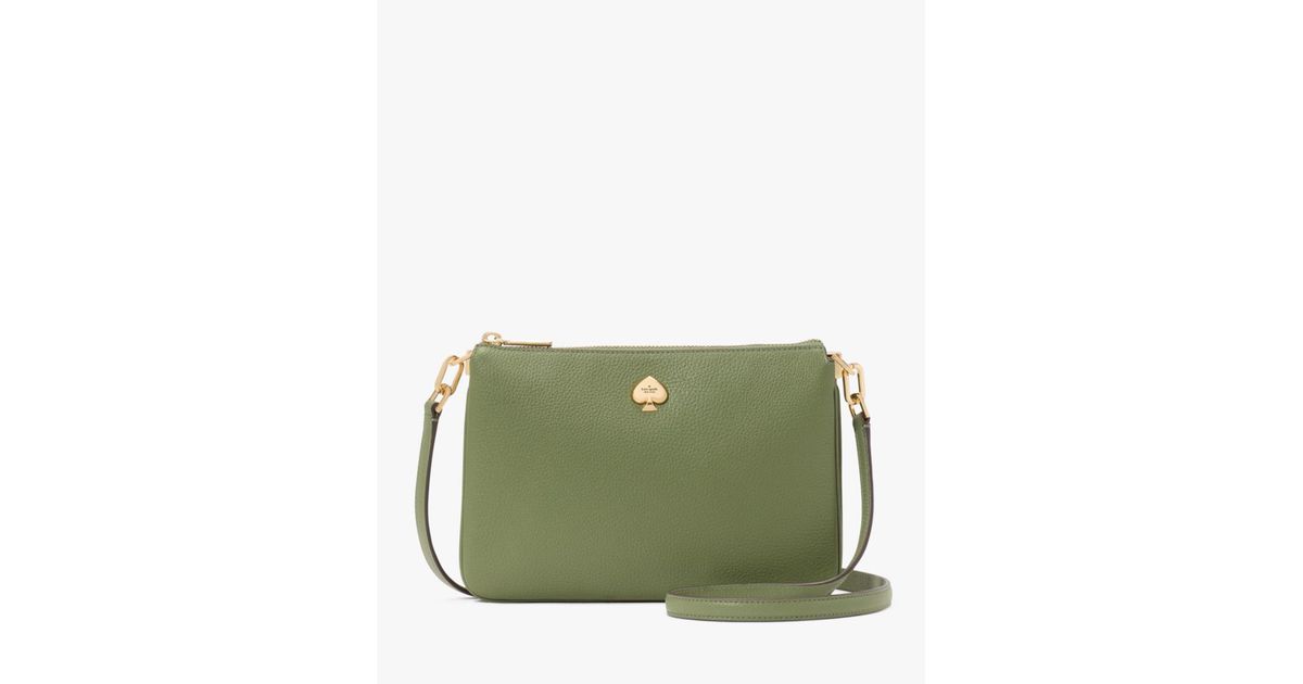 Kate Spade Kayla Pebbled Leather Small Triple Compartment
