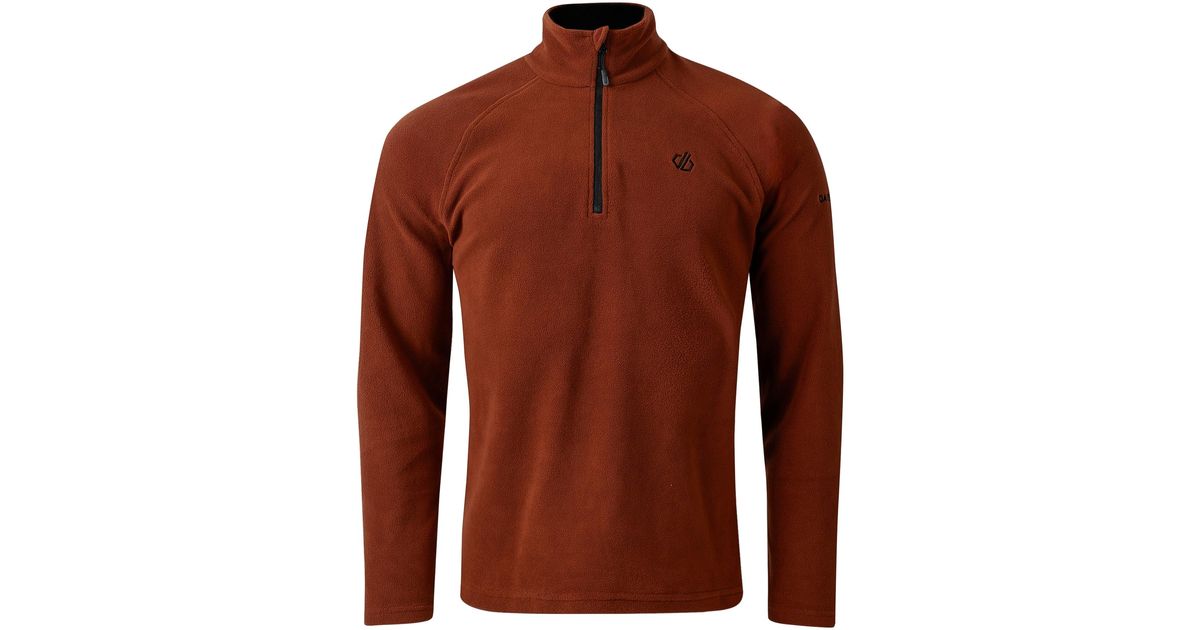 DARE2B Mens Freethink II Black Half Zip Fleece Top - View #2