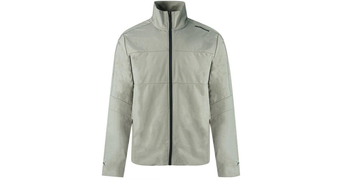 PUMA X Porsche Design Grey Jacket Cotton in Green for Men | Lyst UK