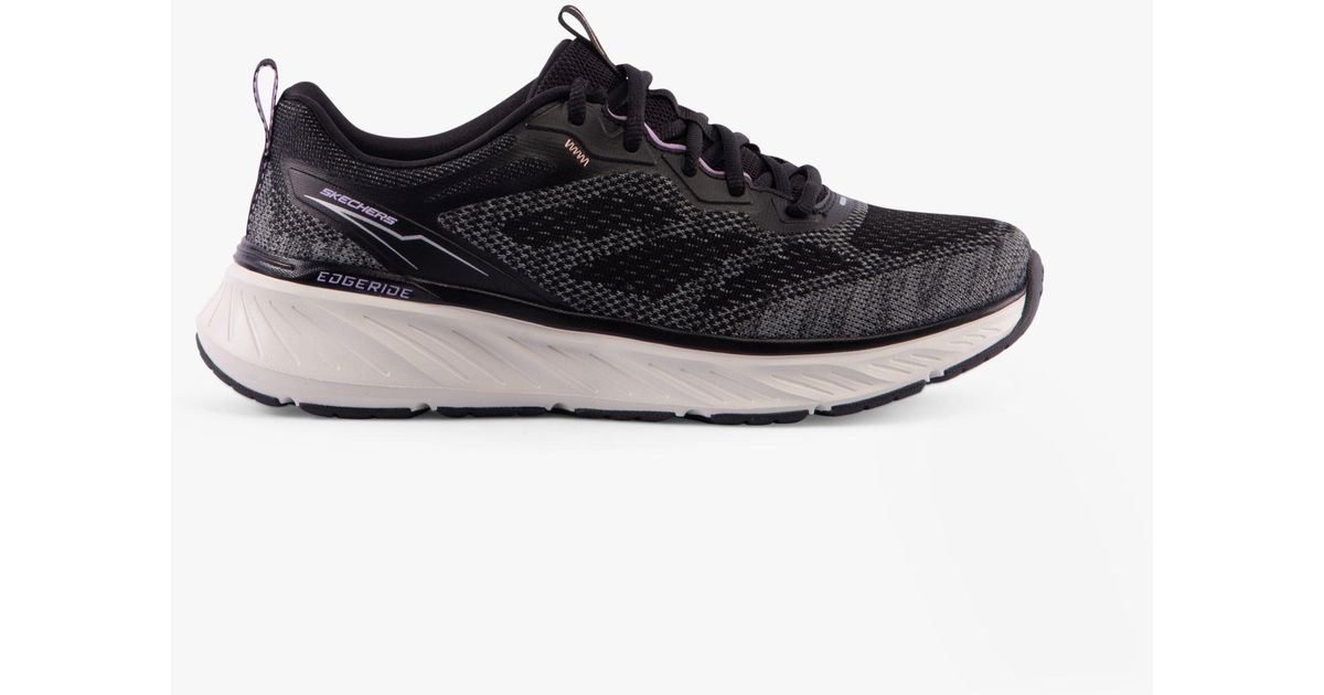 Skechers 150471/Bklv Edgeride-Power Flow Trainers in Black | Lyst UK