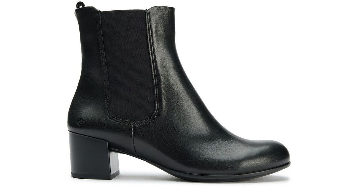 Ecco Dress Boots Ecco Shoes Mens Black Leather Lace Up Ankle Comfort Classic