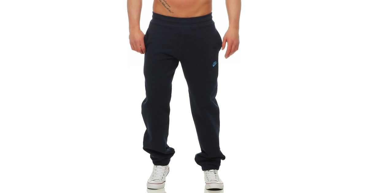 Nike Foundation Cuffed Joggers in Blue for Men Lyst UK