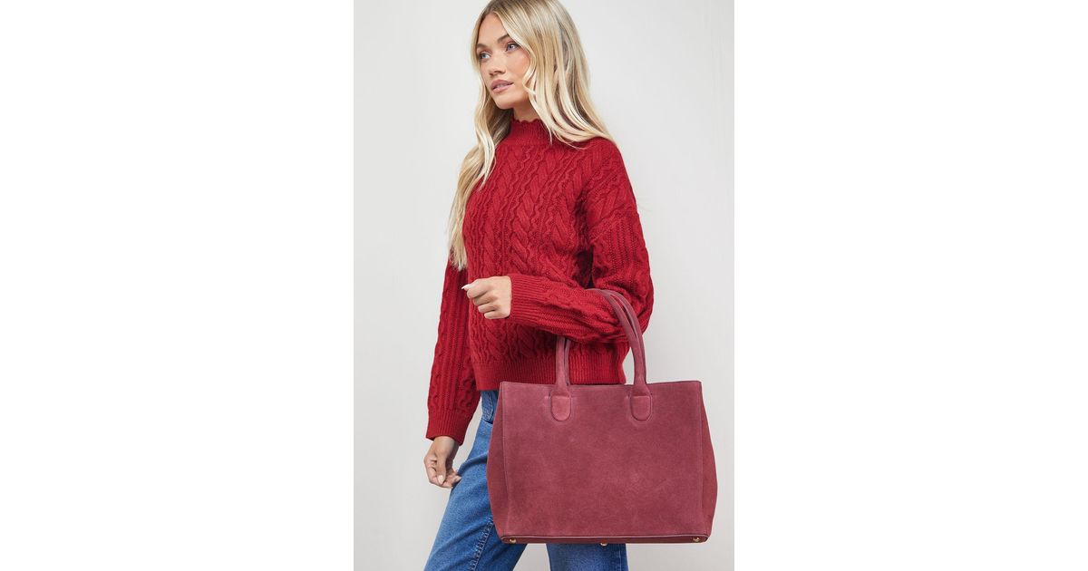 Claudia Tote and Hat Set - Red