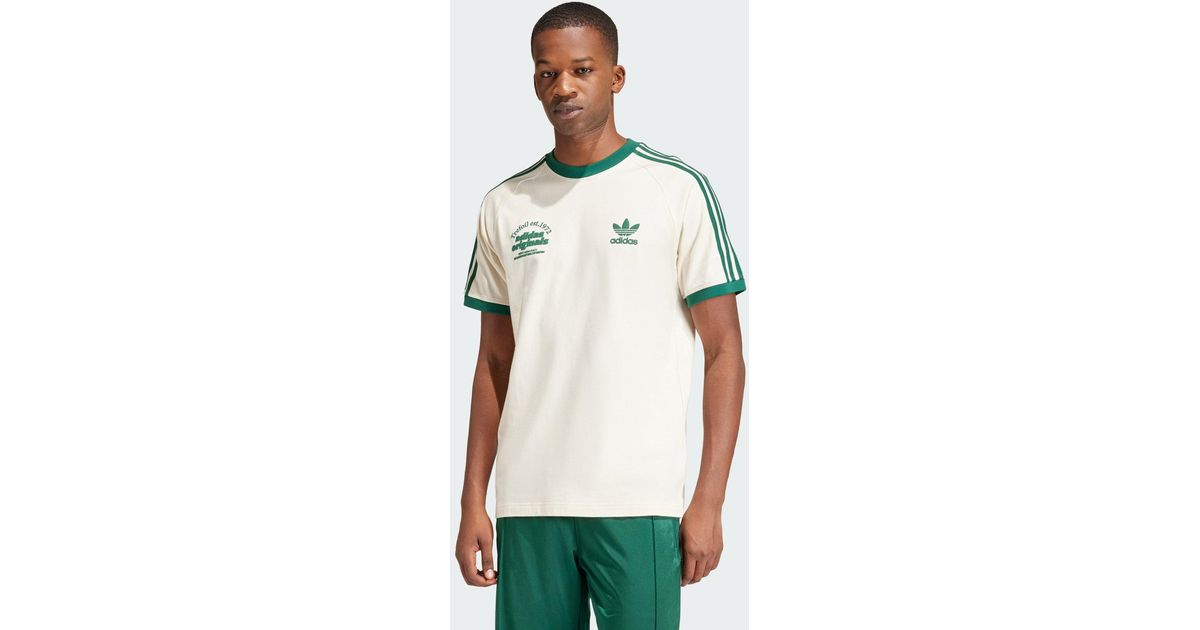 adidas Originals Sport Graphic Cali Tee in Green for Men | Lyst UK