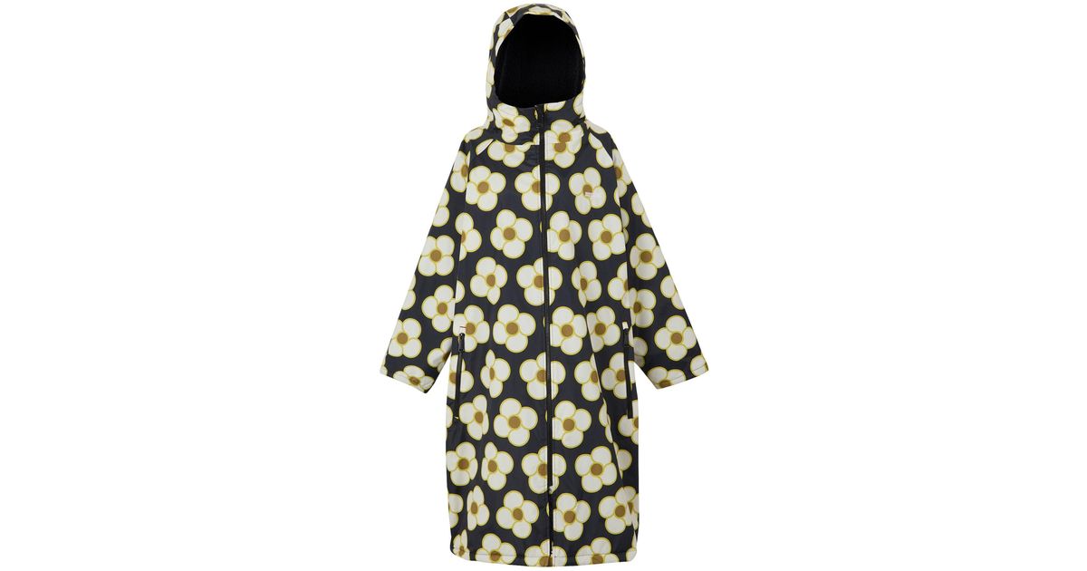 Flower Changing Robe Regatta Ladies Orla Kiely Spinning Flower Waterproof Changing Robe in ...