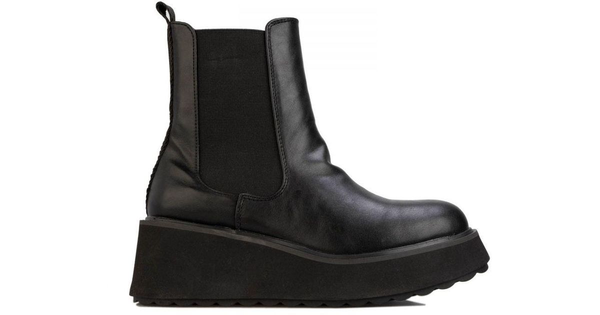 Rocket Dog S Heyday Platform Chelsea Boots in Black Lyst UK