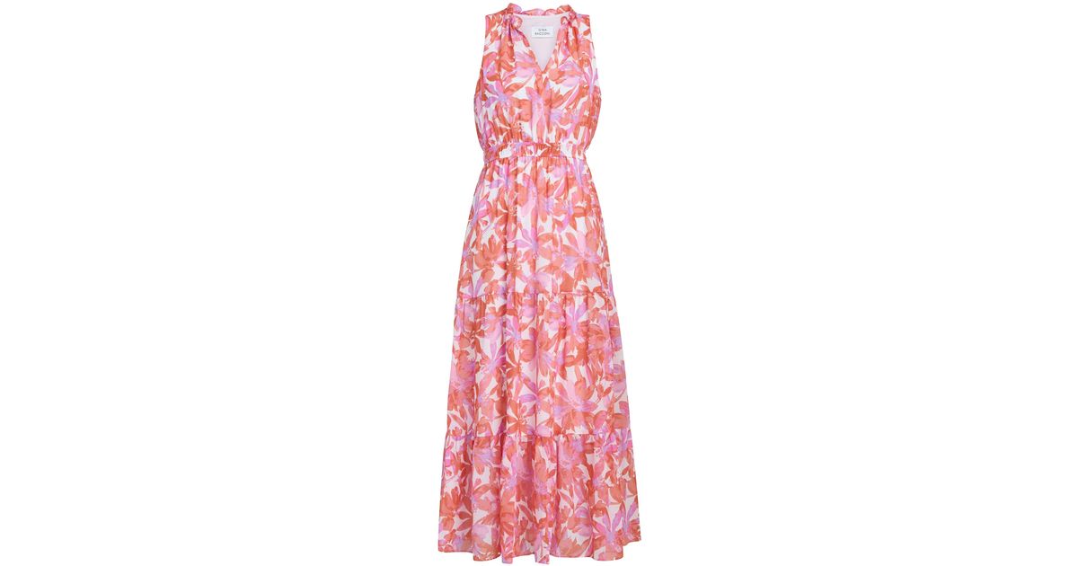 Gina Bacconi S Summer Lace And Crepe Dress Buttercream SSS1001