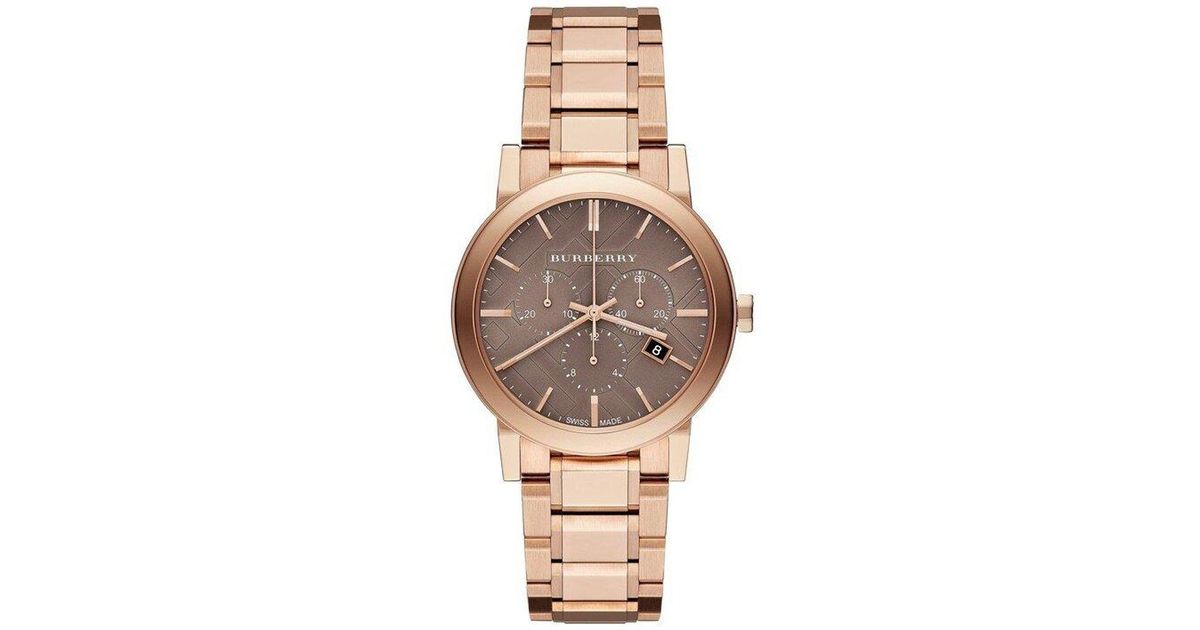 Burberry Bu9754 The City Rose Tone Ladies Watch in Metallic Lyst UK