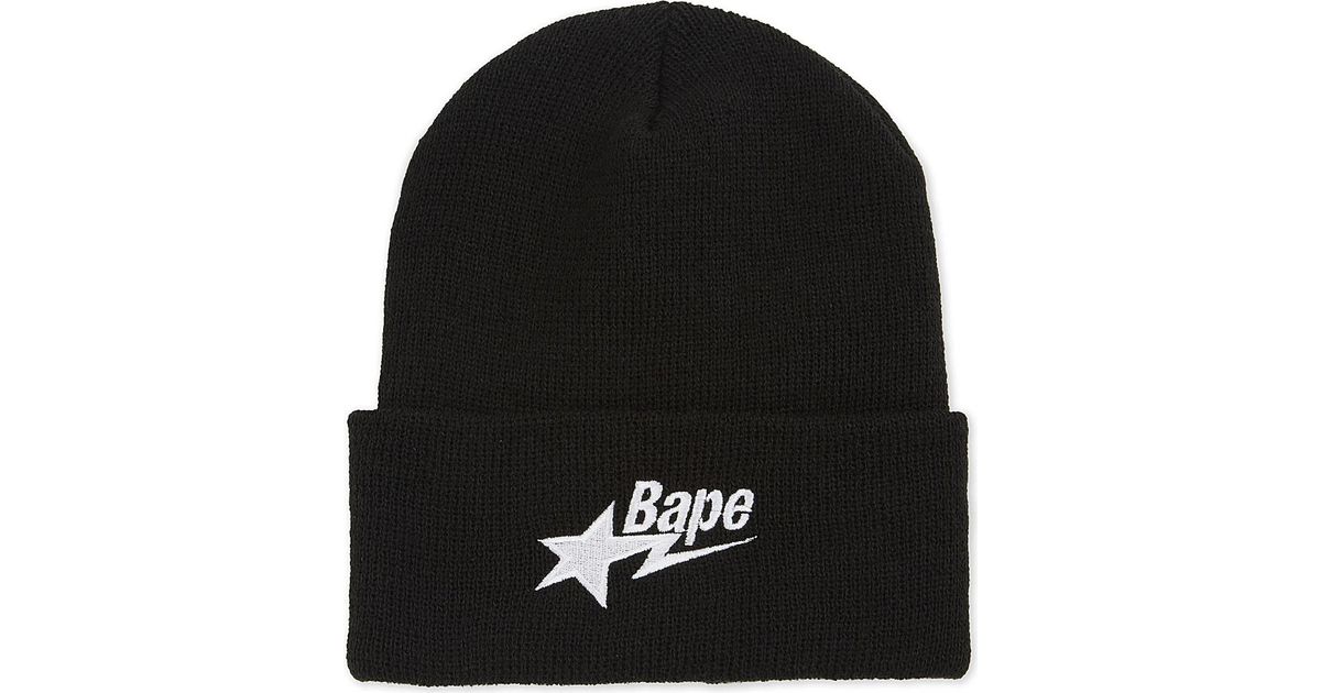A Bathing Ape Bape Star Knitted Beanie 