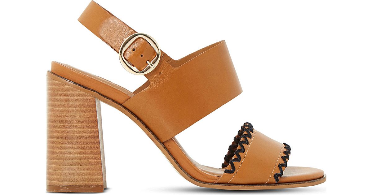 tan leather jinx sandals