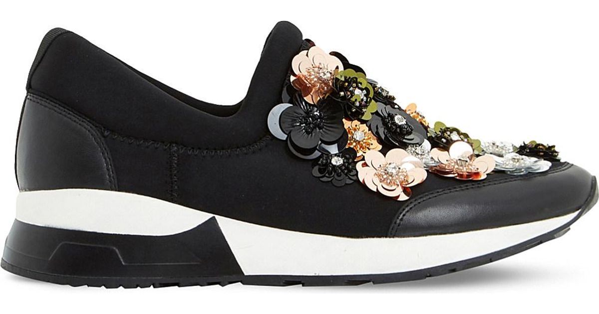 dune embellished trainers