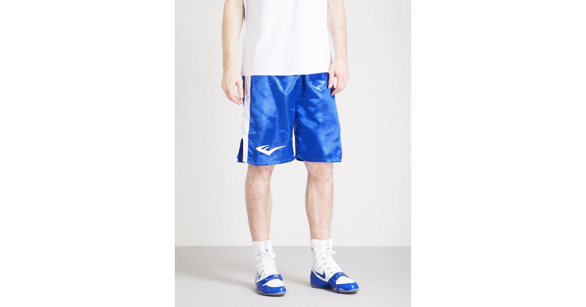Everlast Satin Boxing Shorts in Blue for | Lyst