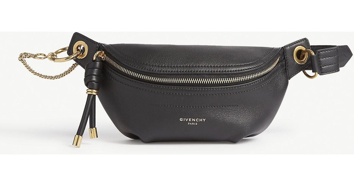 Givenchy Whip Mini Leather Belt Bag in Black - Lyst