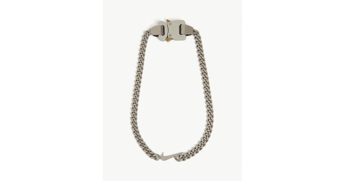 1017 ALYX 9SM Nike Hero Chain Necklace in Metallic | Lyst