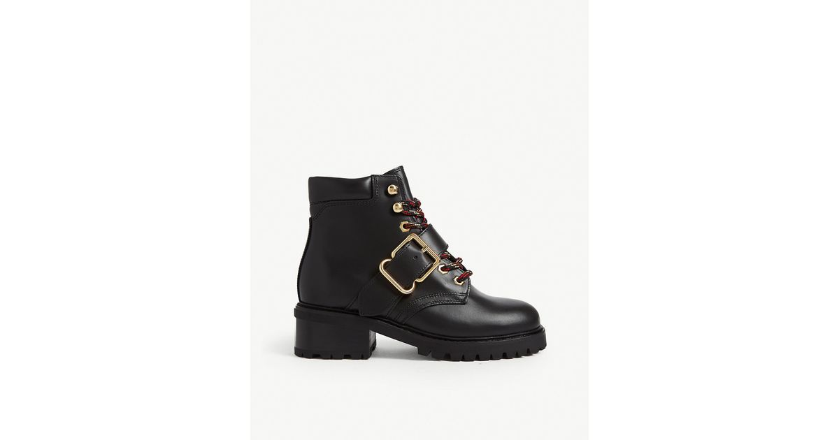 sandro leather boots