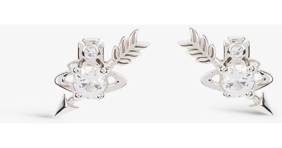 Vivienne Westwood Ginger Platinumplated Recycledsilver And Crystal