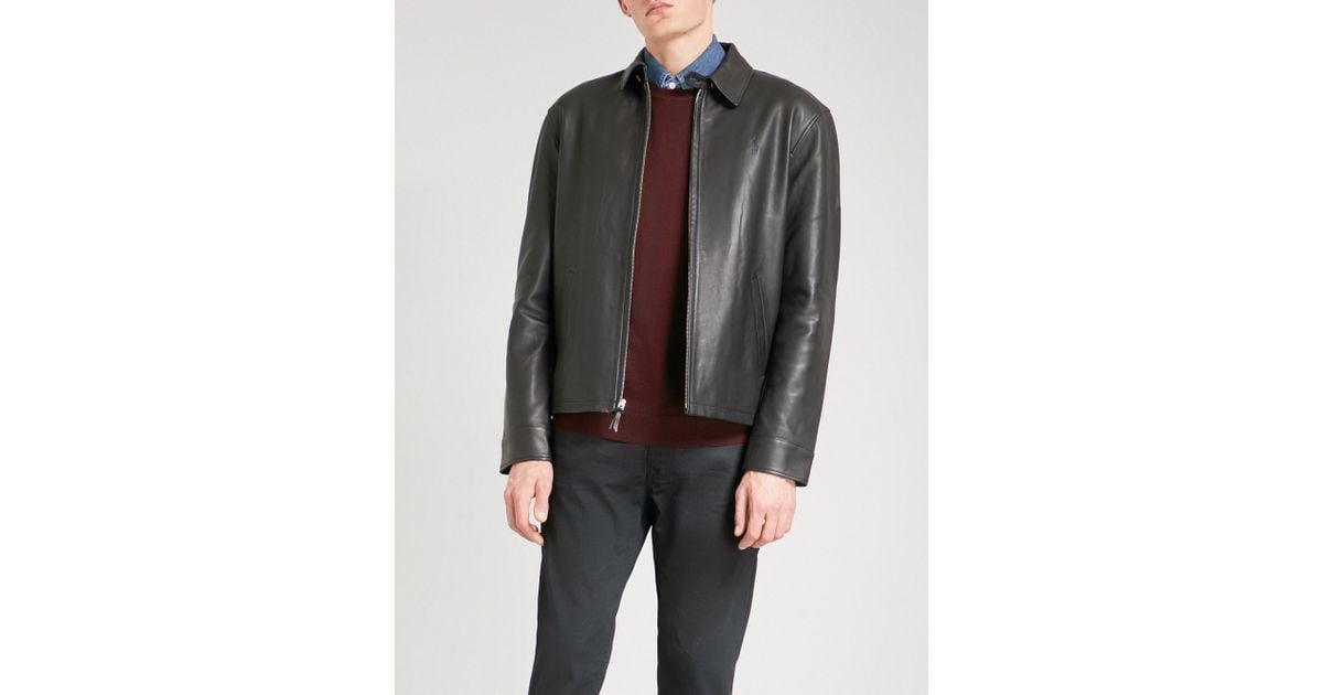 ralph lauren maxwell leather jacket