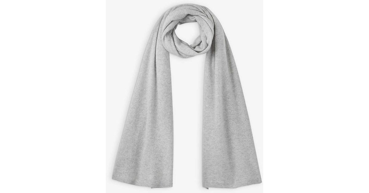White company cashmere scarf hot sale