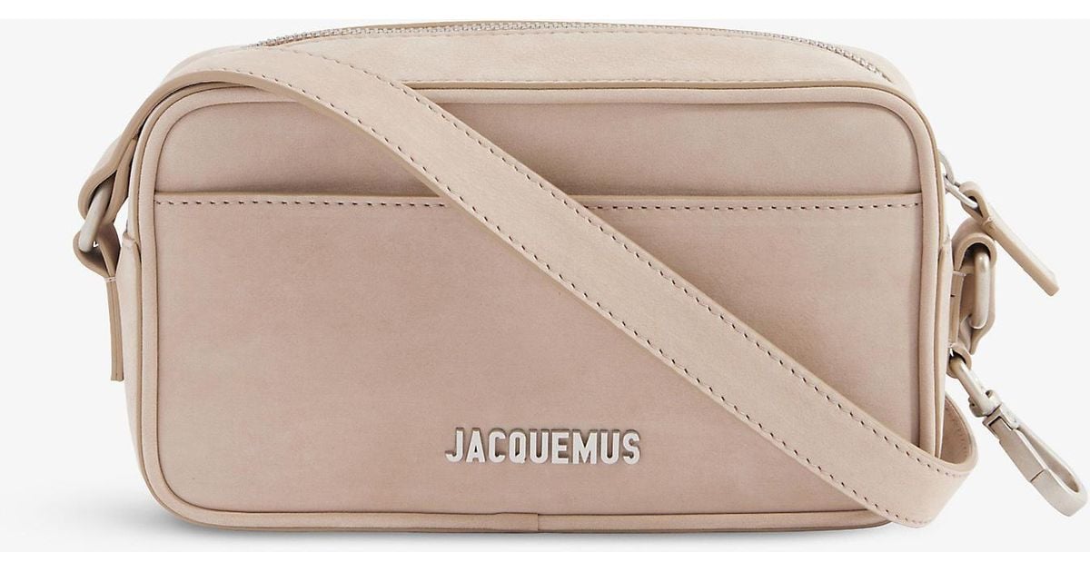 Jacquemus Le Suede Crossbody Bag in Dark Beige (Natural) Lyst Canada
